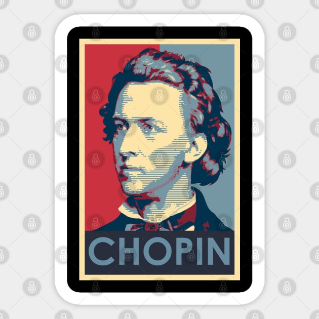 Chopin Sticker by nickbeta